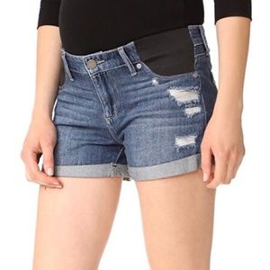 Paige Jimmy Jimmy Denim Maternity Shorts